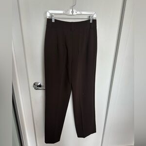 Never worn Zara brown high waist trouser